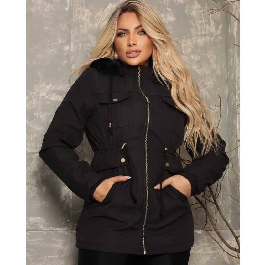 JAQUETA PARKA TRADICIONAL FEMININA MANGA LONGA plus size e normal