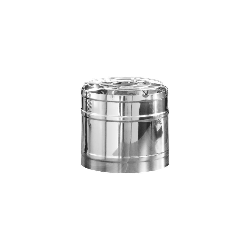 Exaustor Industrial 20cm Alta Vazão Inox Bivolt Cozinha e Churrasqueira
