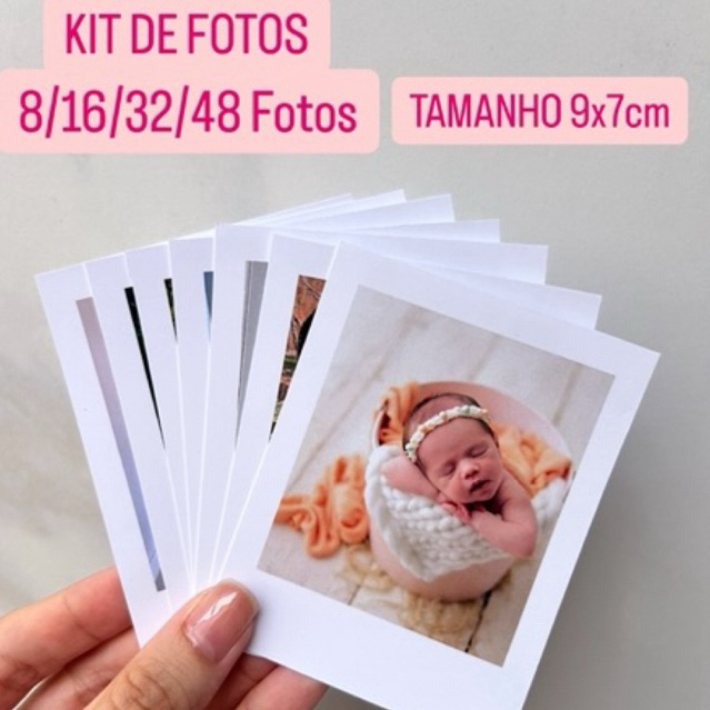 Kit Fotos 9x7cm Papel Fotográfico Brilhoso 180g