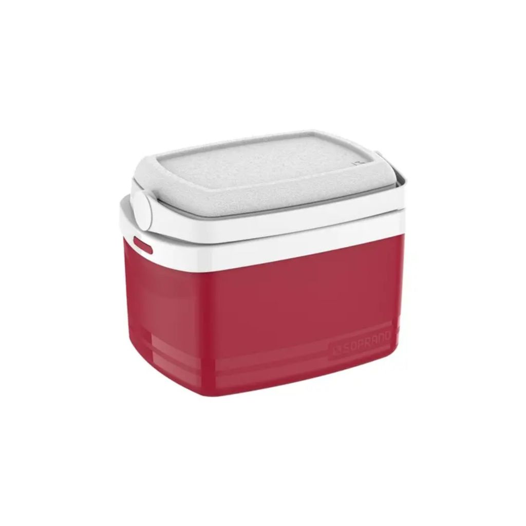 Caixa Térmica Pequena Para Alimentos 5 Litros 5 Cores Azul/Preta/Verde/Cinza/ Vermelho Soprano