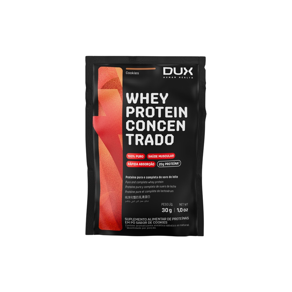 Dux Human Healt Whey Proteína Concentrado Sachê - Dose Única Dux Nutrition
