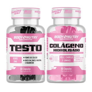Kit Testo Feminy 60 Cápsulas + Colágeno Feminy 60 Cápsulas em Oferta na Shopee