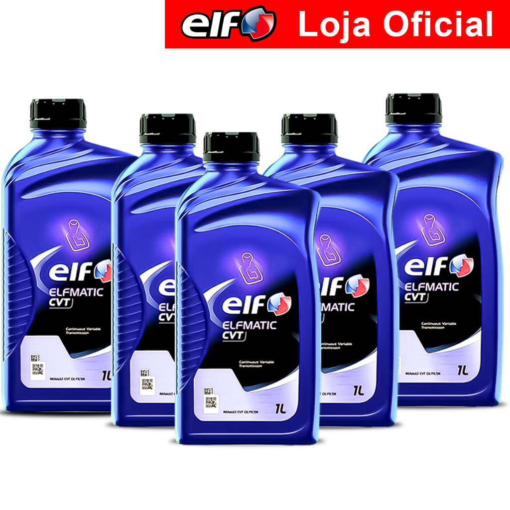 Kit 5 Óleo Transmissão Automática CVT Sintético Elfmatic em Oferta na Shopee