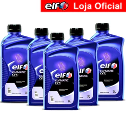 Kit 5 Óleo Transmissão Automática CVT Sintético Elfmatic