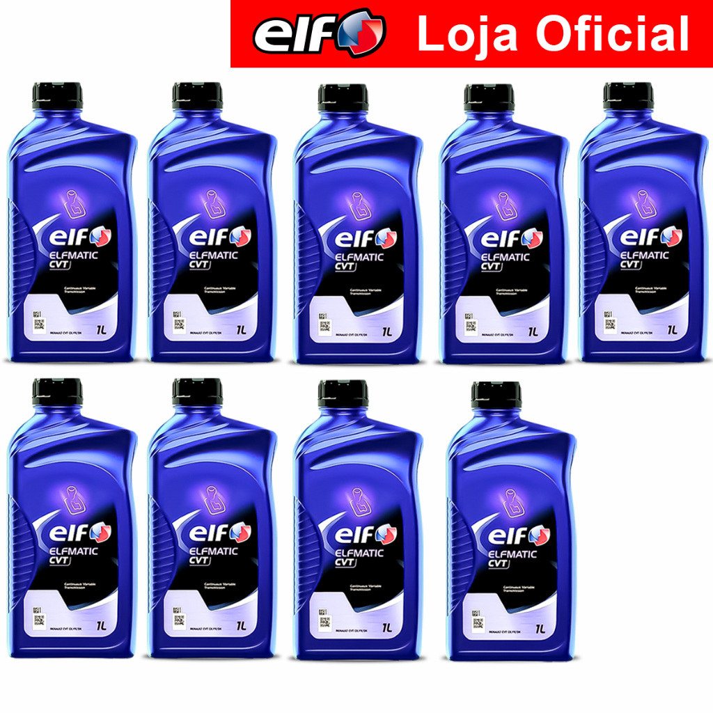 Kit 9x Óleo Transmissão Automática CVT Sintético Elfmatic em Oferta na Shopee
