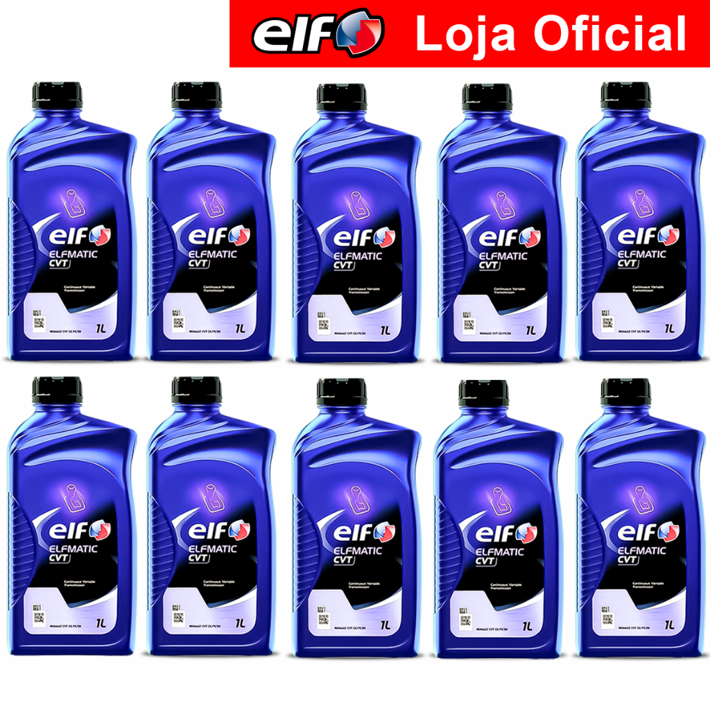 Kit 10 Óleo Transmissão Automática CVT Sintético Elfmatic em Oferta na Shopee