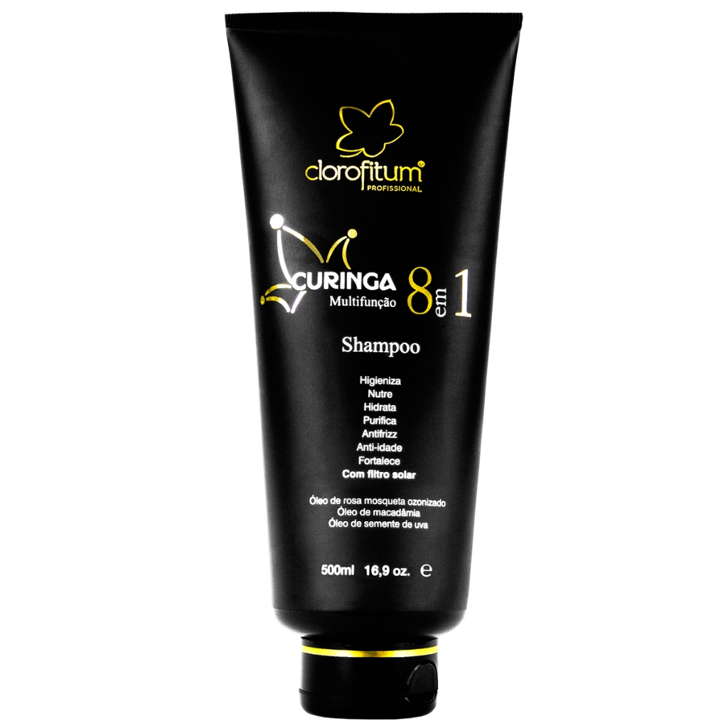 Shampoo Curinga 8 em 1 Multifunção Clorofitum 500ml em Oferta na Shopee
