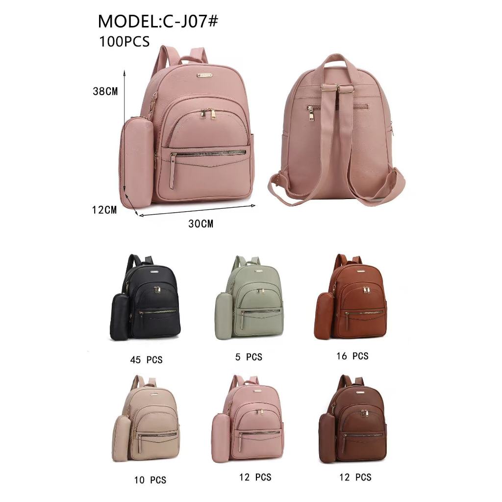 Mochila grande de couro sintético feminina nova 2025