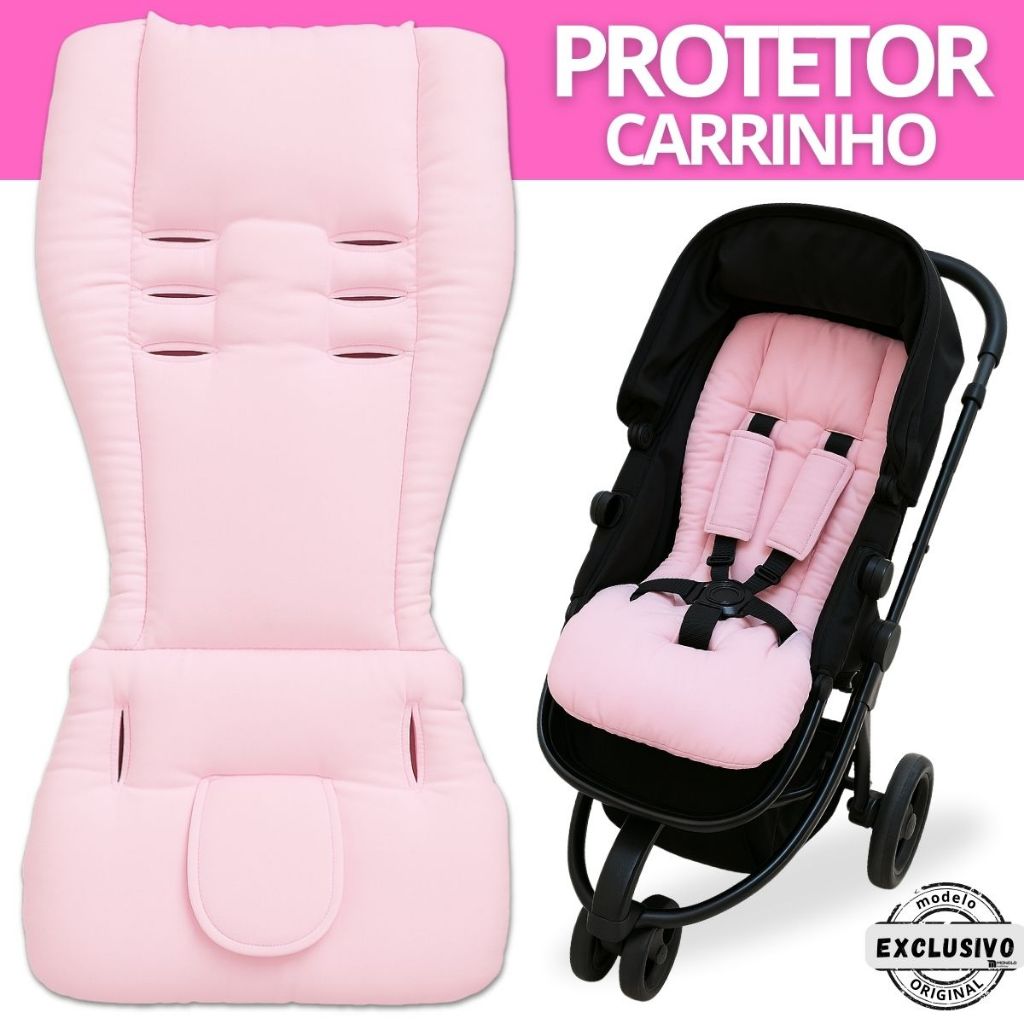 Colchonete Carrinho Bebê Almofada Capa Protetora Ninho Universal Macia passeio colchão MONOLO