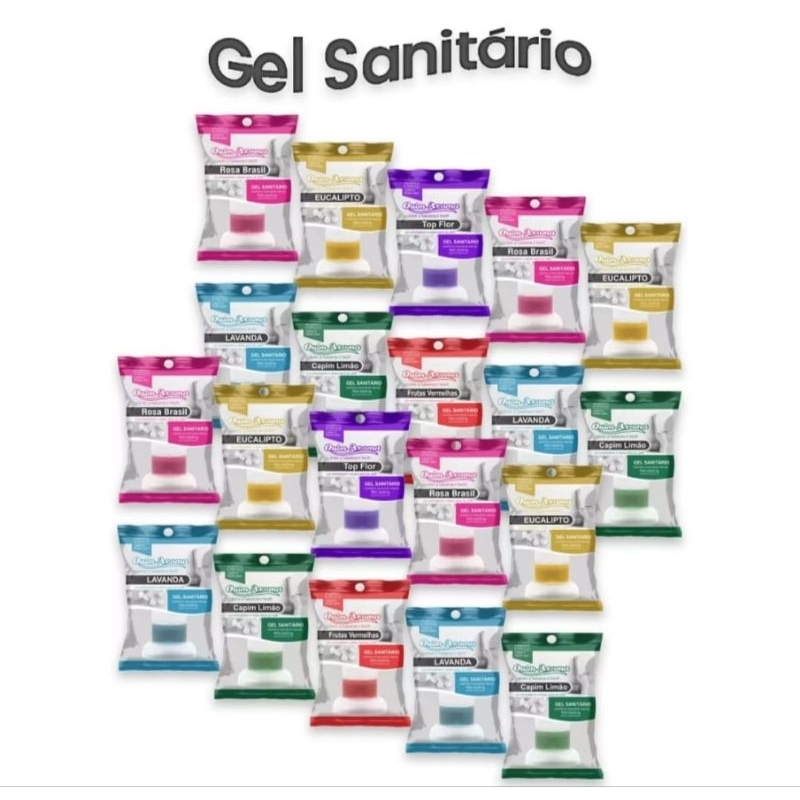 10 Unid Gel Adesivo para vaso sanitário Quim Aroma