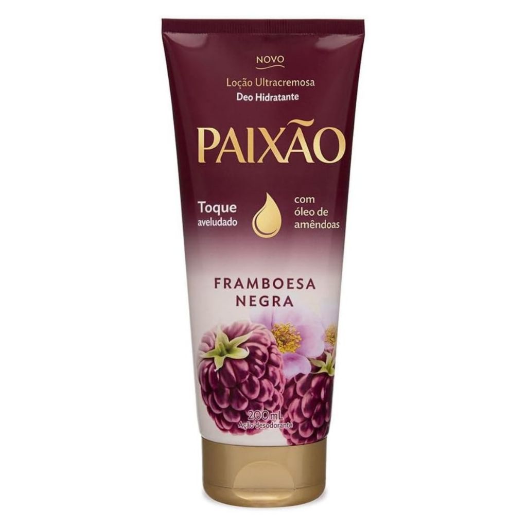 Creme Hidratante Paixão Framboesa Negra 200ml em Oferta na Shopee