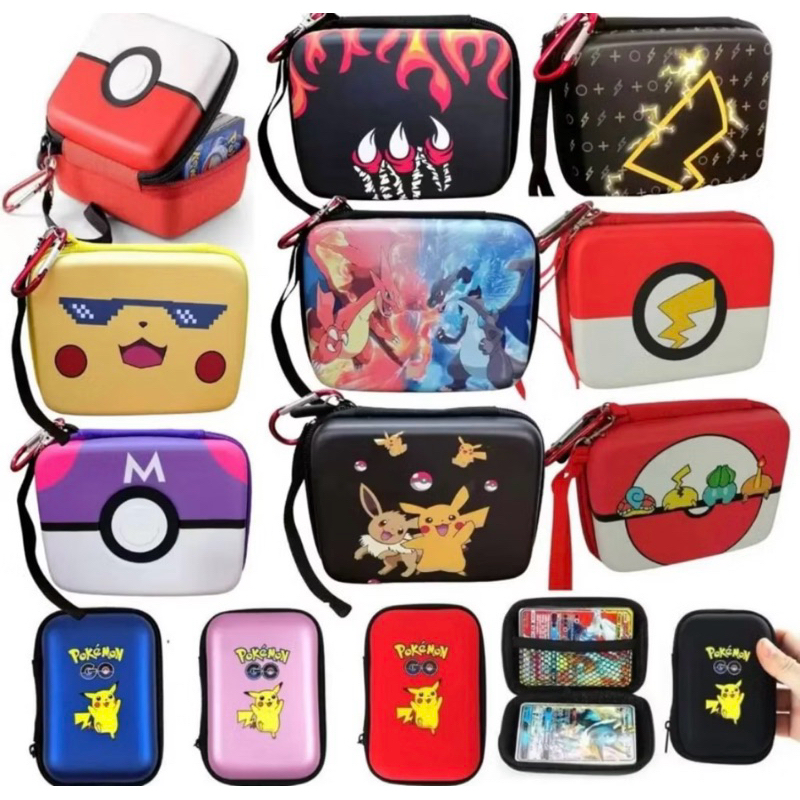 ENVIO IMEDIATO !!Porta cards/ estojo/ lancheira/ merendeira/ Case/ bolsa organizadora Mario bross/ Pokémon. em Oferta na Shopee
