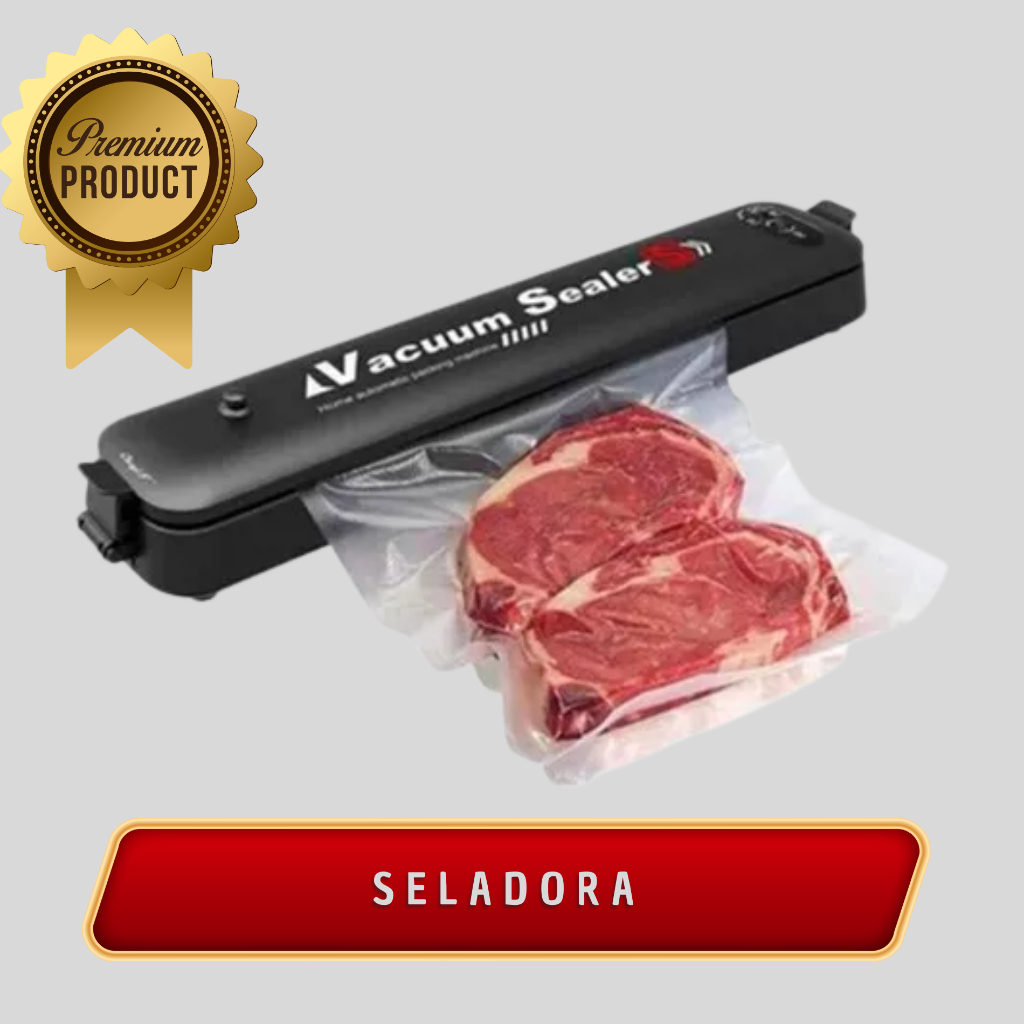Máquina Seladora A Vácuo Maior Conservação Alimentos Cozinha Utilidades