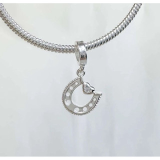 Berloque Ferradura De Prata 925 em Oferta na Shopee