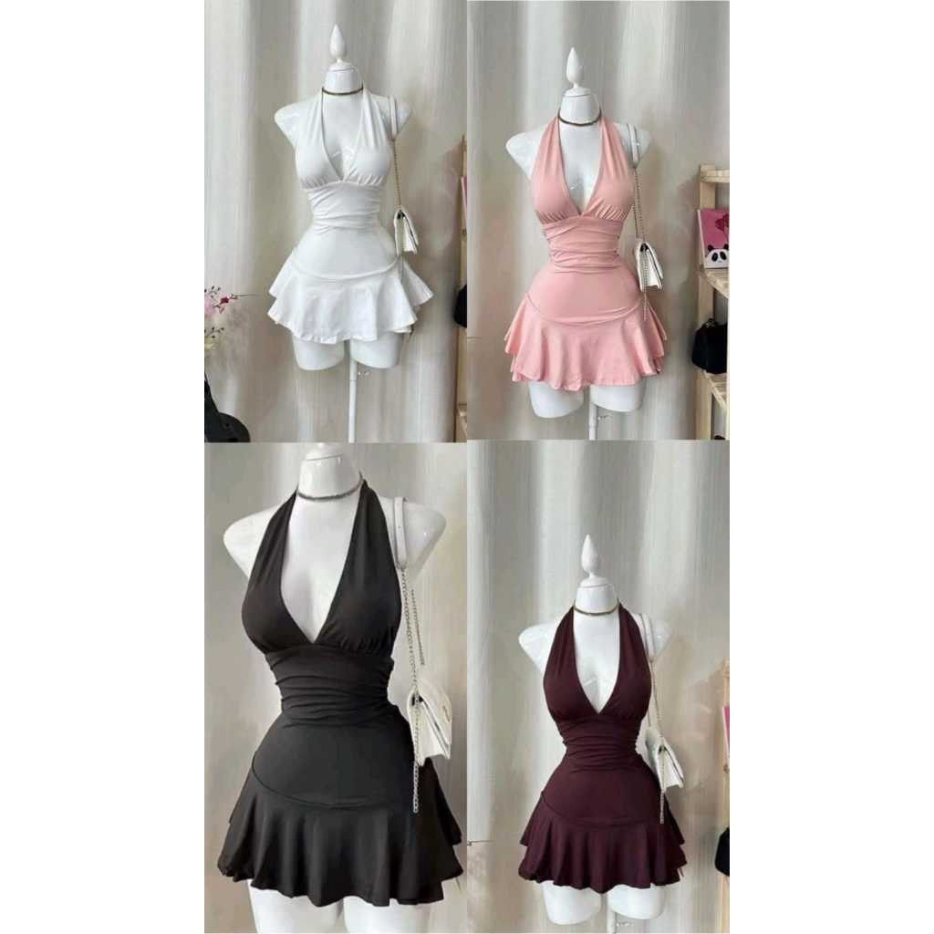 Vestido Curto Super Confortável Modela Super Bem No Corpo Suplex premium ( Miza ) em Oferta na Shopee
