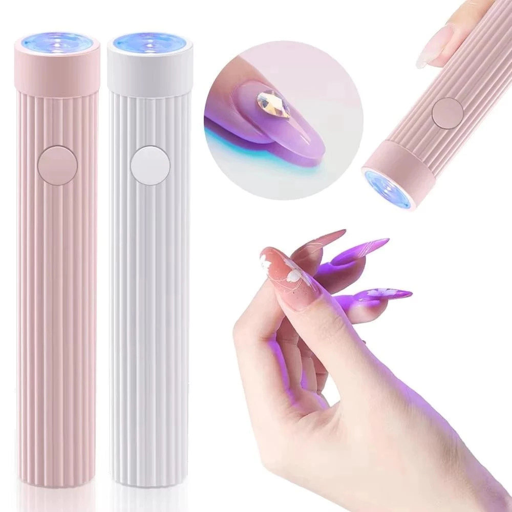 LED/Luz UV/Secador De Unhas De Gel De Cura Rápida/Mini Lâmpada Portátil Estilo Caneta