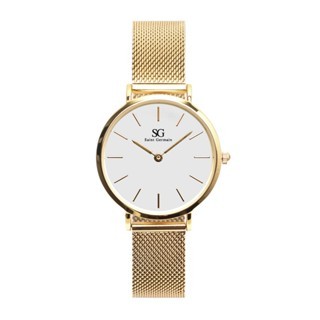 Relógio Feminino Dourado Saint Germain - Chelsea Gold 32mm Fundo Branco