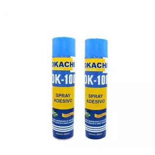 KIT 2 - Cola Spray Temporaria Patchwork Okachi 600ML em Oferta na Shopee