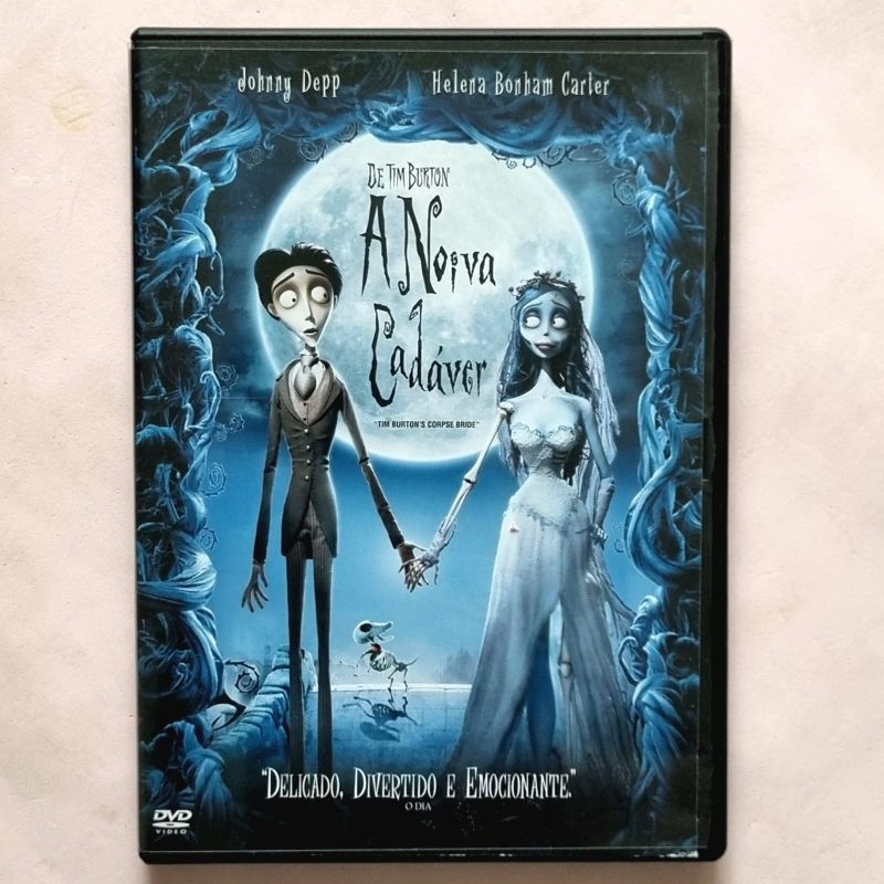 DVD A Noiva Cadáver Tim Burton Johnny Depp Helena Bonham Carter