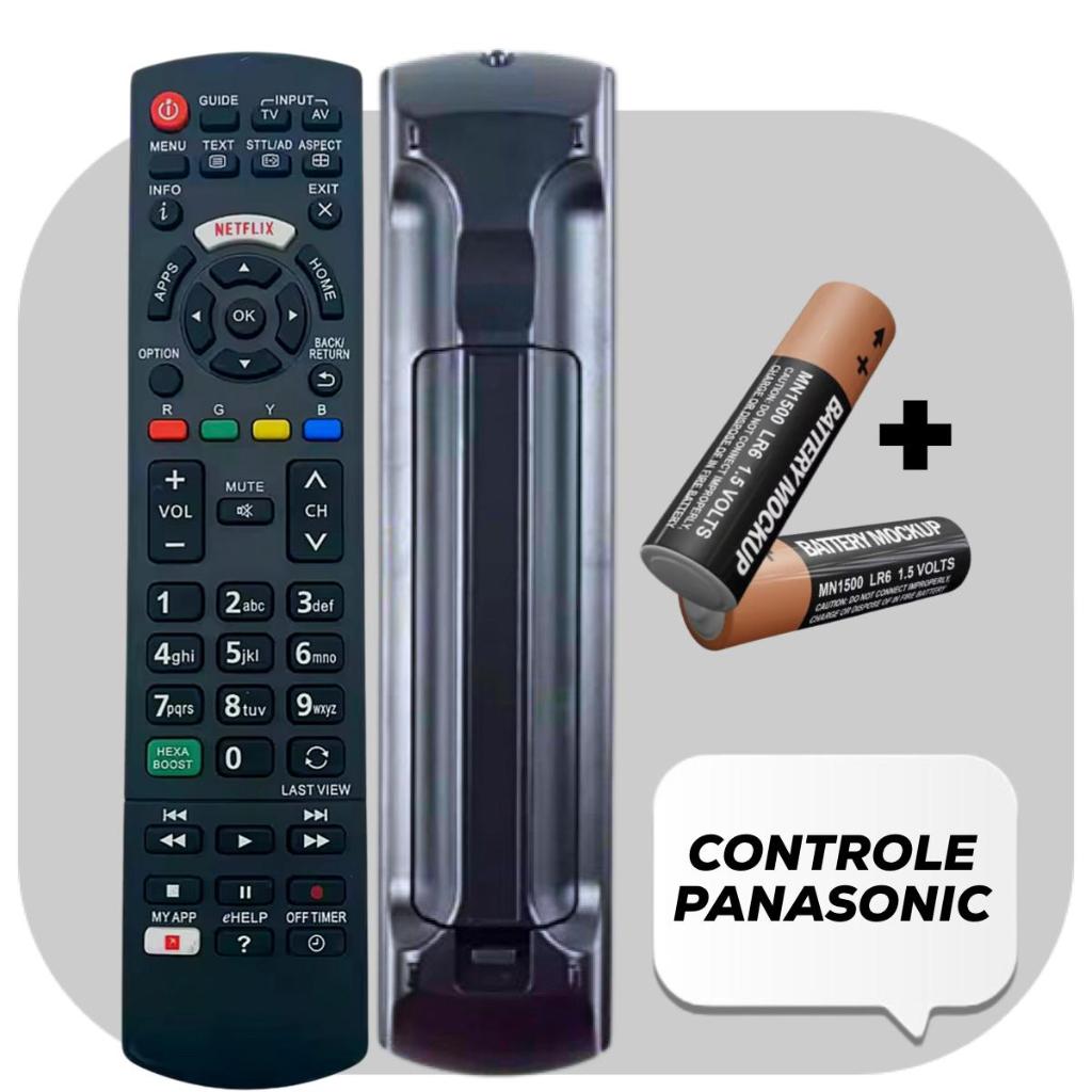 Controle Remoto Compatível Panasonic Netflix TC-32FS600B TC-40FS600B TC-43FS600B