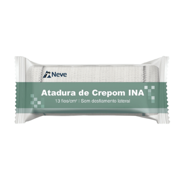 ATADURA DE CREPOM 13 FIOS CM2 MEDIDA 8CM POR 1,8M-NEVE/PACOTE AZUL - COM 12 UNIDADES