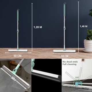 Rodo Limpador de Silicone Mágico 1,20M e 1,40M Multifuncional Água Suspensa para Banheiro Varredor em Oferta na Shopee