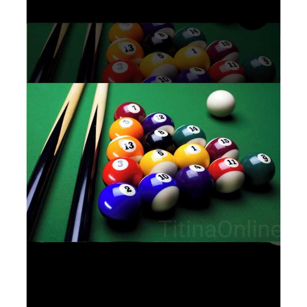 kit Jogo de Bilhar Profissional Totó Jogo Cassino Bar Casa Lazer 50mm/5,0cm Grandese 54mm branca