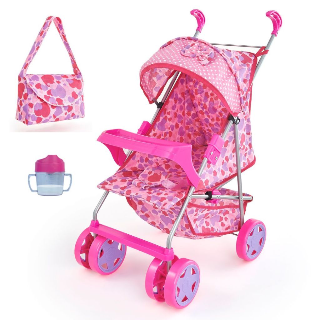 Carrinho de Boneca Reborn Roma Xikitinha Milano com bolsa Alive Shin Oliveira