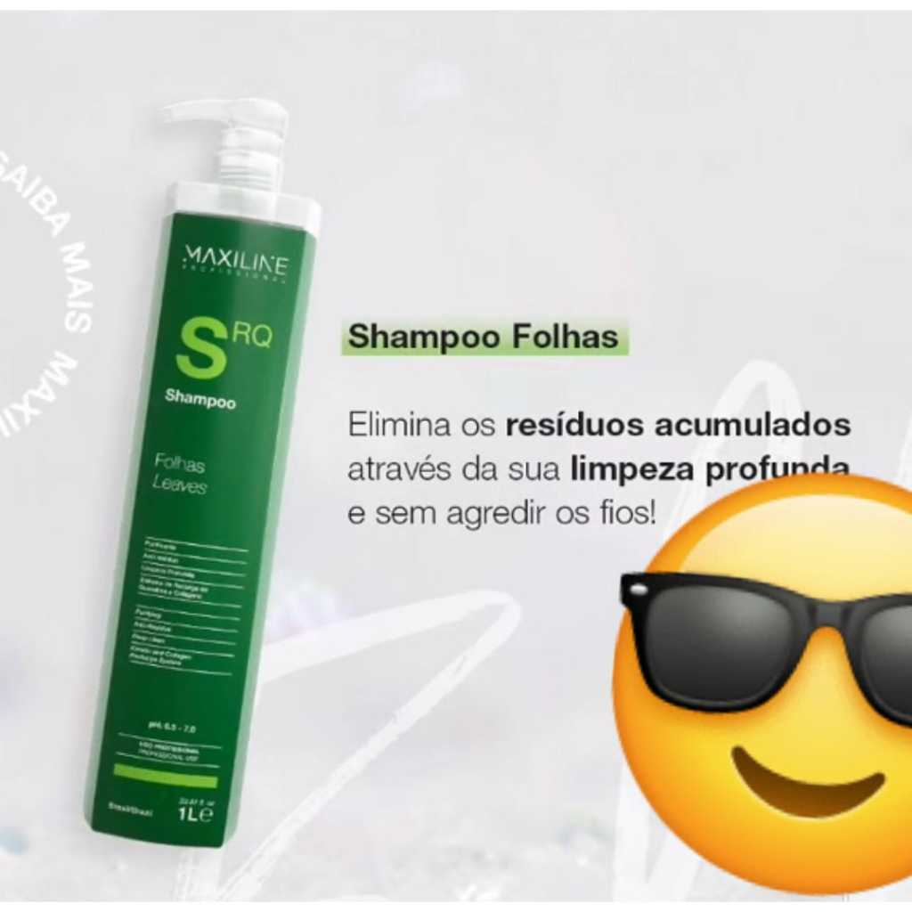 Shampoo Folhas 1L - Maxiline