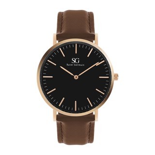 Relógio Masculino Marrom Saint Germain - Bronx Black Rosé Gold Fundo Preto 40mm em Oferta na Shopee