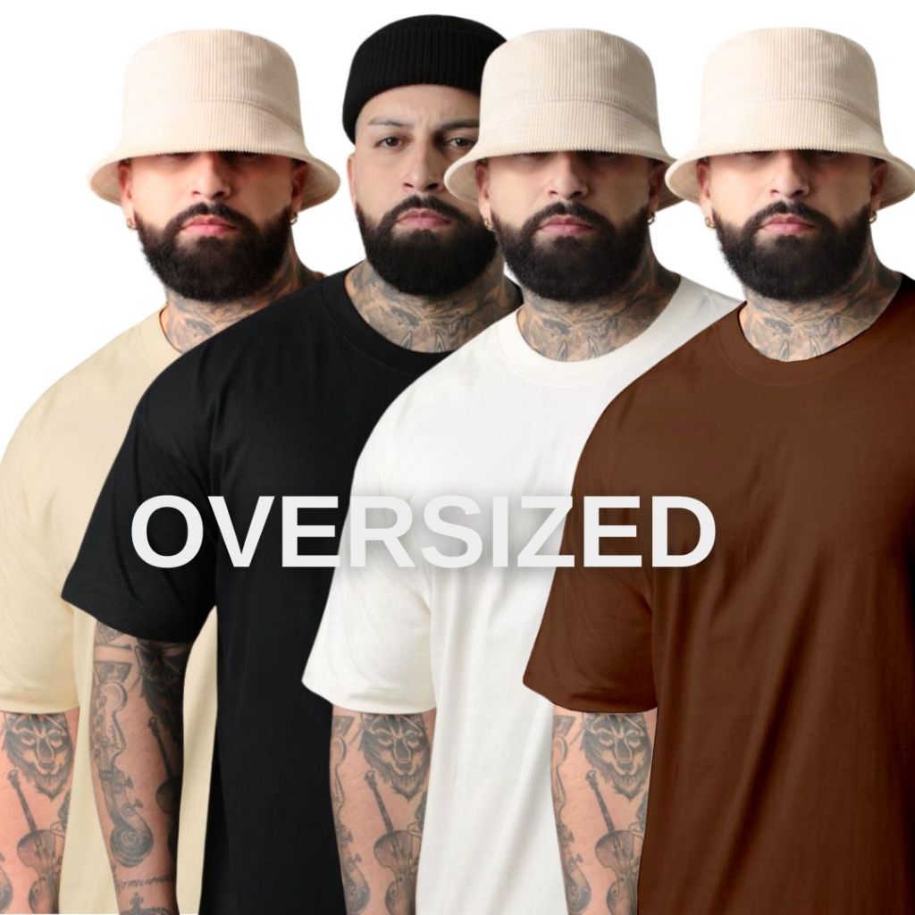 Camiseta Básica Masculina | Camiseta Oversized | Streetwear |100% algodão Premium - Urban Voguee