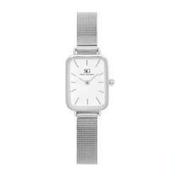 Relógio Feminino Prata Saint Germain - Square Harlem Silver