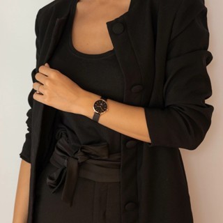 Detalhes do Relógio Feminino Preto Saint Germain - Houston Rosé Gold 32mm
