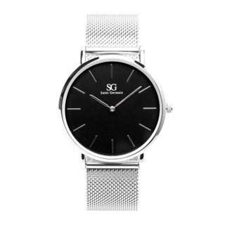 Relógio Masculino Preto Saint Germain Harlem Black Silver 40mm