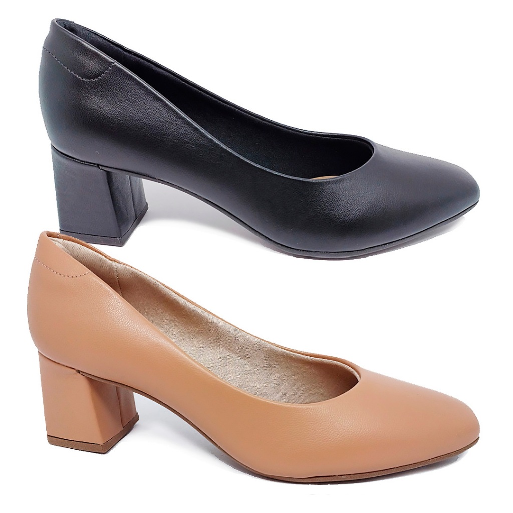 Sapato Feminino Scarpin Salto Medio Beira Rio 4314100 - Women Shoes