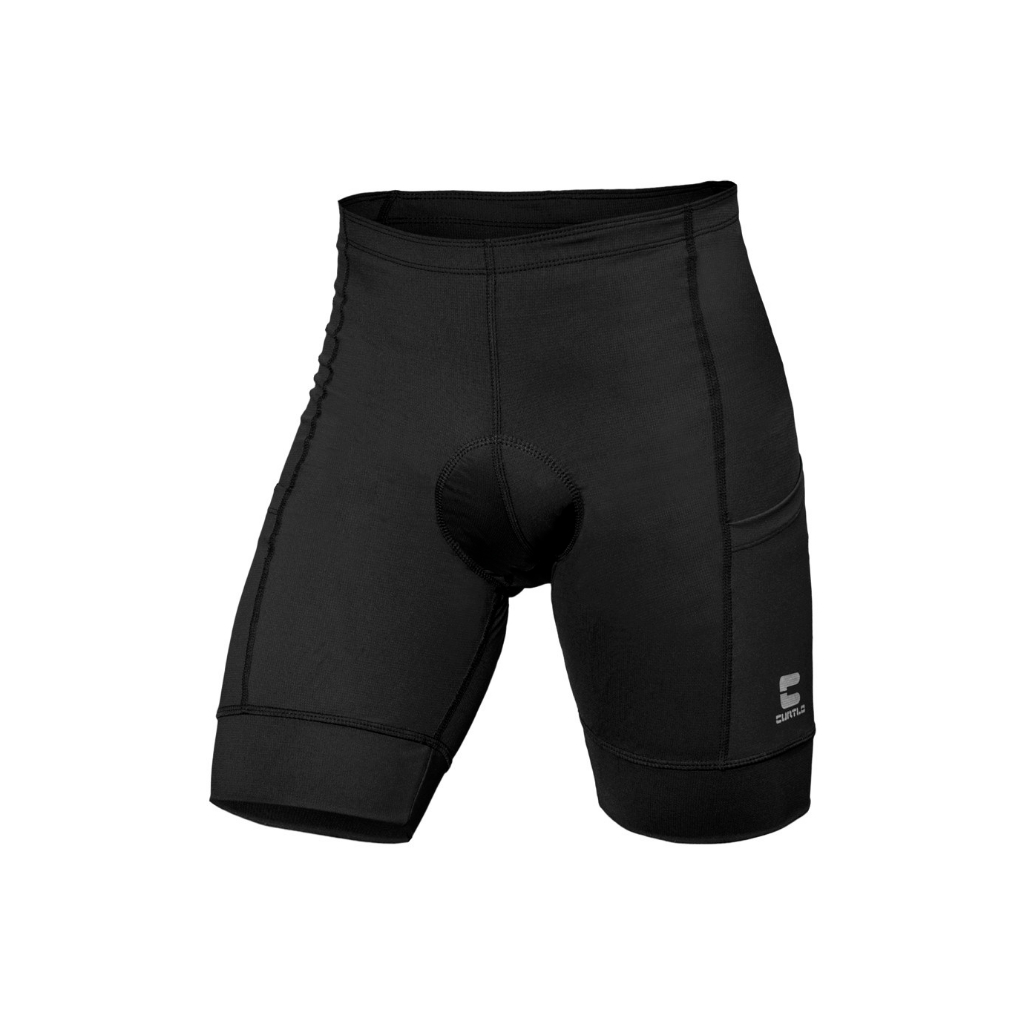 BERMUDA PARA CICLISTAS MTB CURTLO COMPRESS 3D TD FEMININO/MASCULINO LEVE COM BOLSO REFLETIVO CURTLO