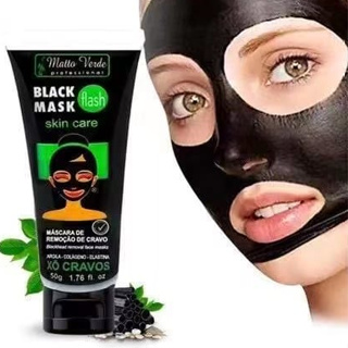 mascara facial Black Mask Matta Verde 50g em Oferta na Shopee