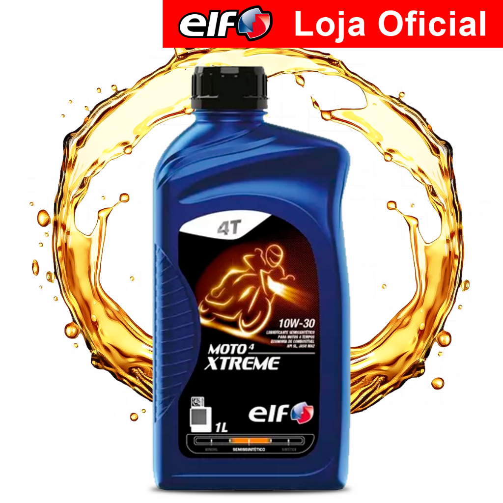 Óleo para Moto 10w-30 Semi-sintético Elf Moto 4 Xtreme em Oferta na Shopee