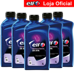Kit 5 Óleo De Câmbio Automático Elf Renaultmatic D3 Syn
