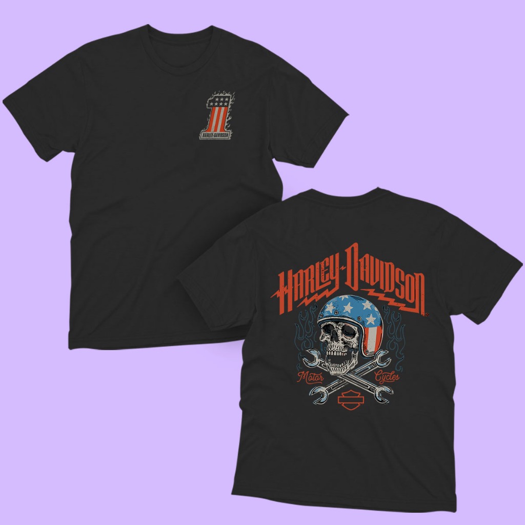 Camiseta Moto HD Ferramenta Frente + Costas 100% Algodão Unissex em Oferta na Shopee