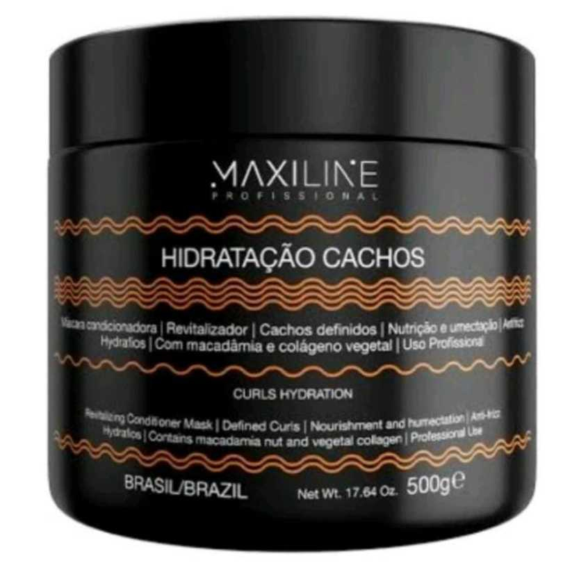 Máscara Hidratação Cachos 500g - Maxiline