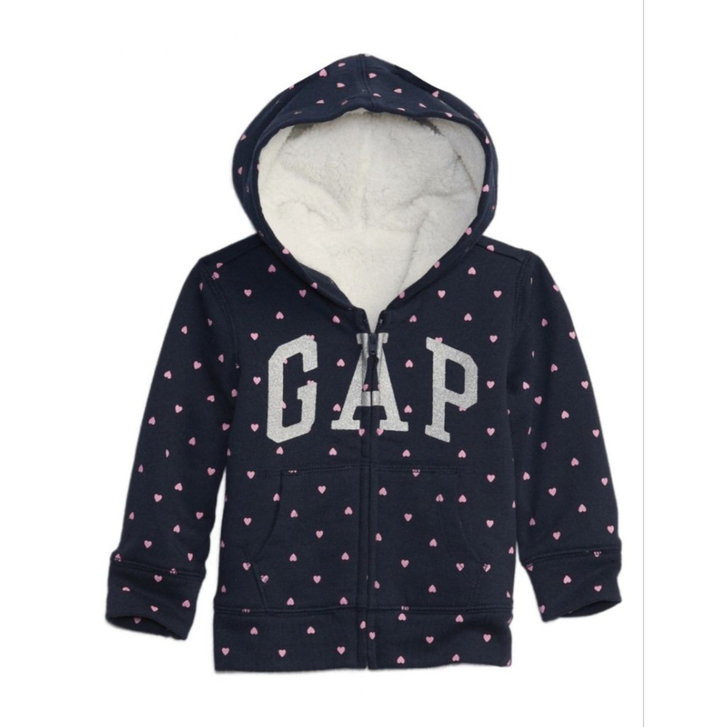BLUSA MOLETOM GAP SHERPA PELUCIADO Menina