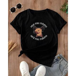 Camiseta Capirava Hoje meu Mínimo Será meu Máximo 100% Algodão Academia em Oferta na Shopee