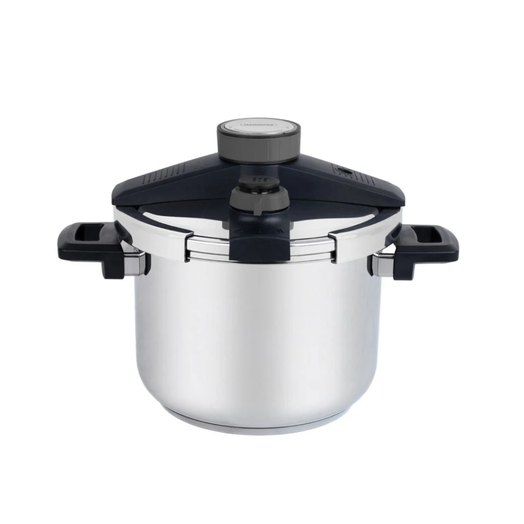 Panela de Pressão Tramontina Presto Inox 6L Fundo Triplo Indução em Oferta na Shopee