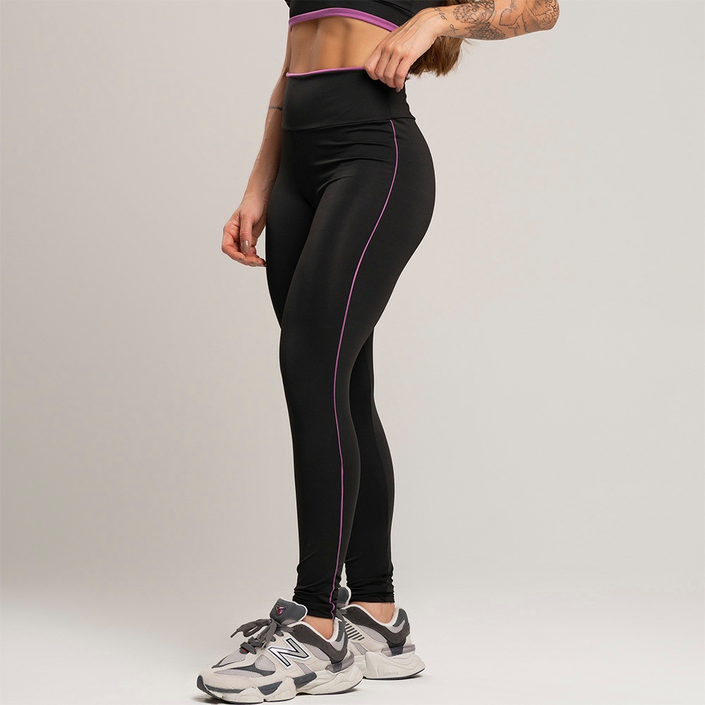 Detalhes do Promoção legging fitness básica com detalhe em vivo
