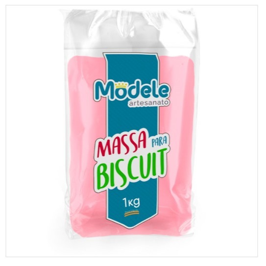 Massa para Biscuit 1kg Modele *pode escolher as cores DEIXE NO CHAT A COR QUE DESEJA.