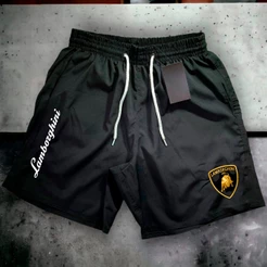 Bermuda Tactel Lamborghini Short Praia Mauricinho Esportivo Treino Academia Masculino