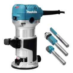 Tupia Manual Para Madeira 710w Rt0700c 220v Makita Com Fresas