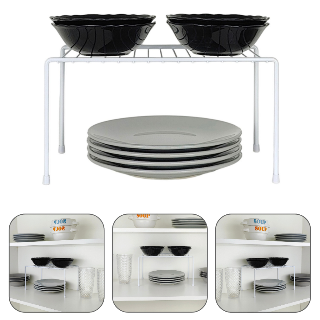 Organizador Armario Cozinha Prateleira Aramado 31cm Branco em Oferta na Shopee