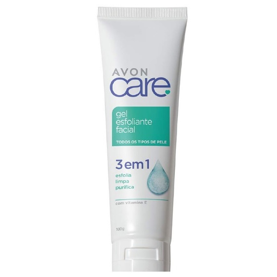 Avon Care Gel Esfoliante Facial 3 em 1 100g esfoliação e purificação para todos os tipos de pele